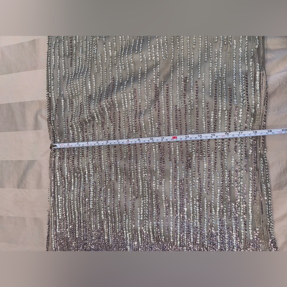 Silver Sequin Gown - Picture 9 of 17